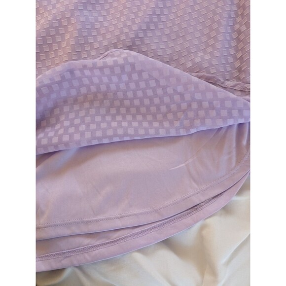 Simply Vera Vera Wang Top Women's XL Purple Smocked Ruffle Blouse Boho Sheer - Picture 12 of 14